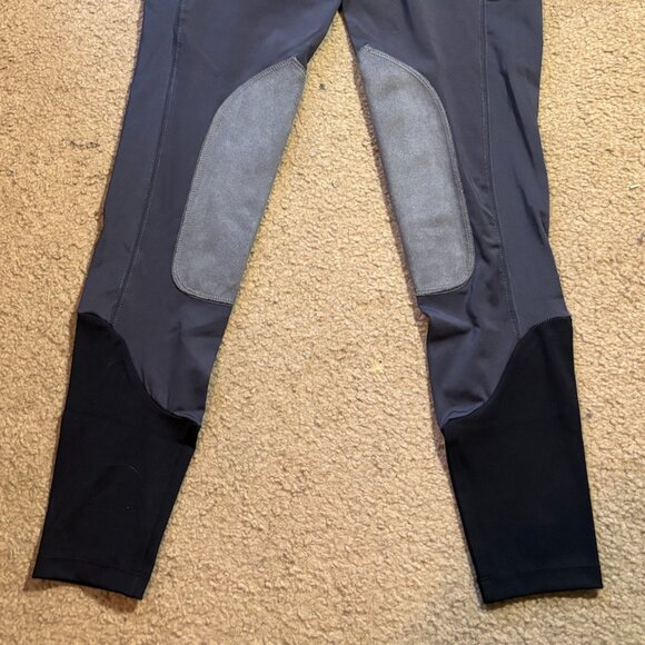 Front Zip Equestrian Riding Tights - Picture 3 of 5
